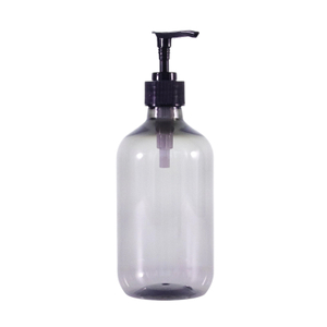 Transparente Lotionsflasche aus Kunststoff