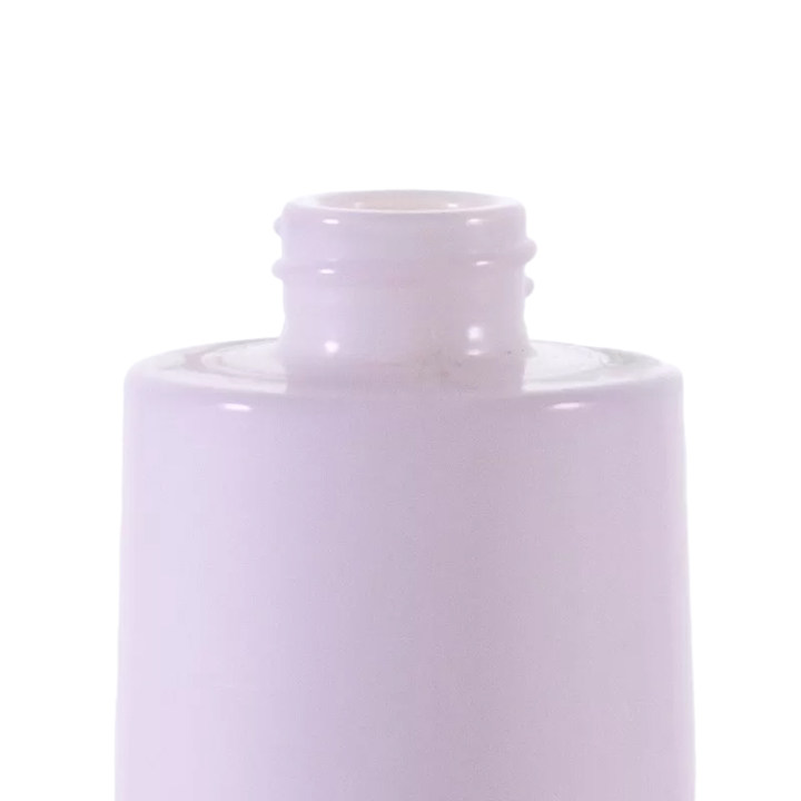 Weiße kleine Lotion-Pumpflasche aus Glas